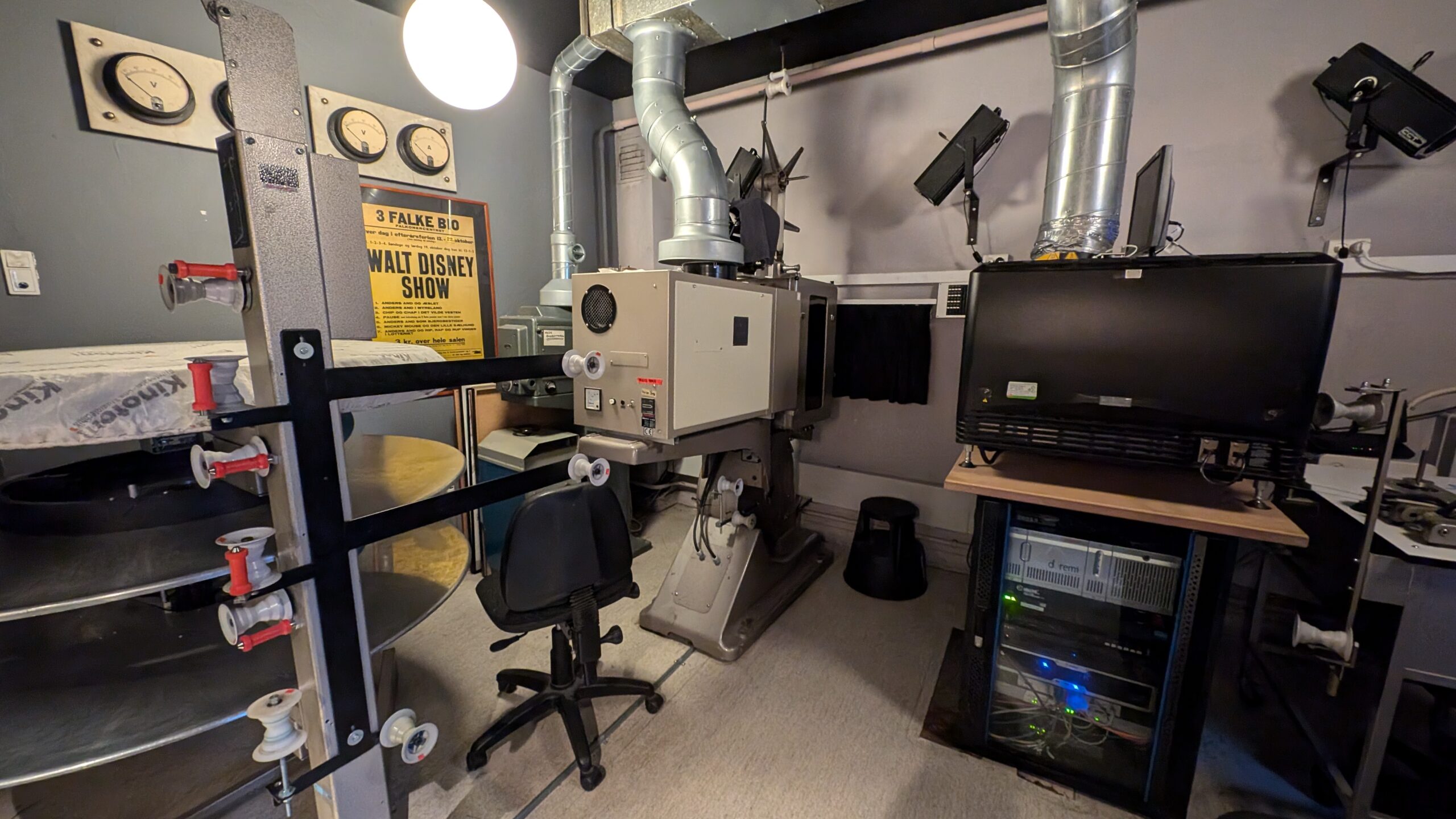 Foto af operatørrummet